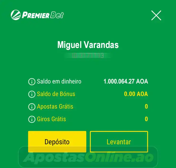 Como Levantar Dinheiro na Hora com a Premier Bet Angola (Transferência Bancária Automática)Com a nova funcionalidade de Transferência 